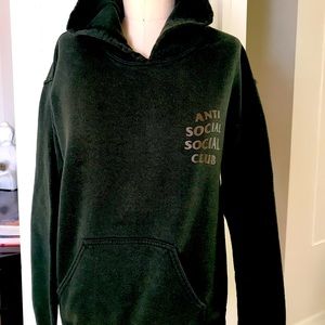 Anti Social Social Club Green Hoodie